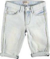 Indian blue nova slim fit denim short meisje - Maat 134