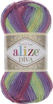 Alize Diva Batik 3241 Pakket 5 bollen