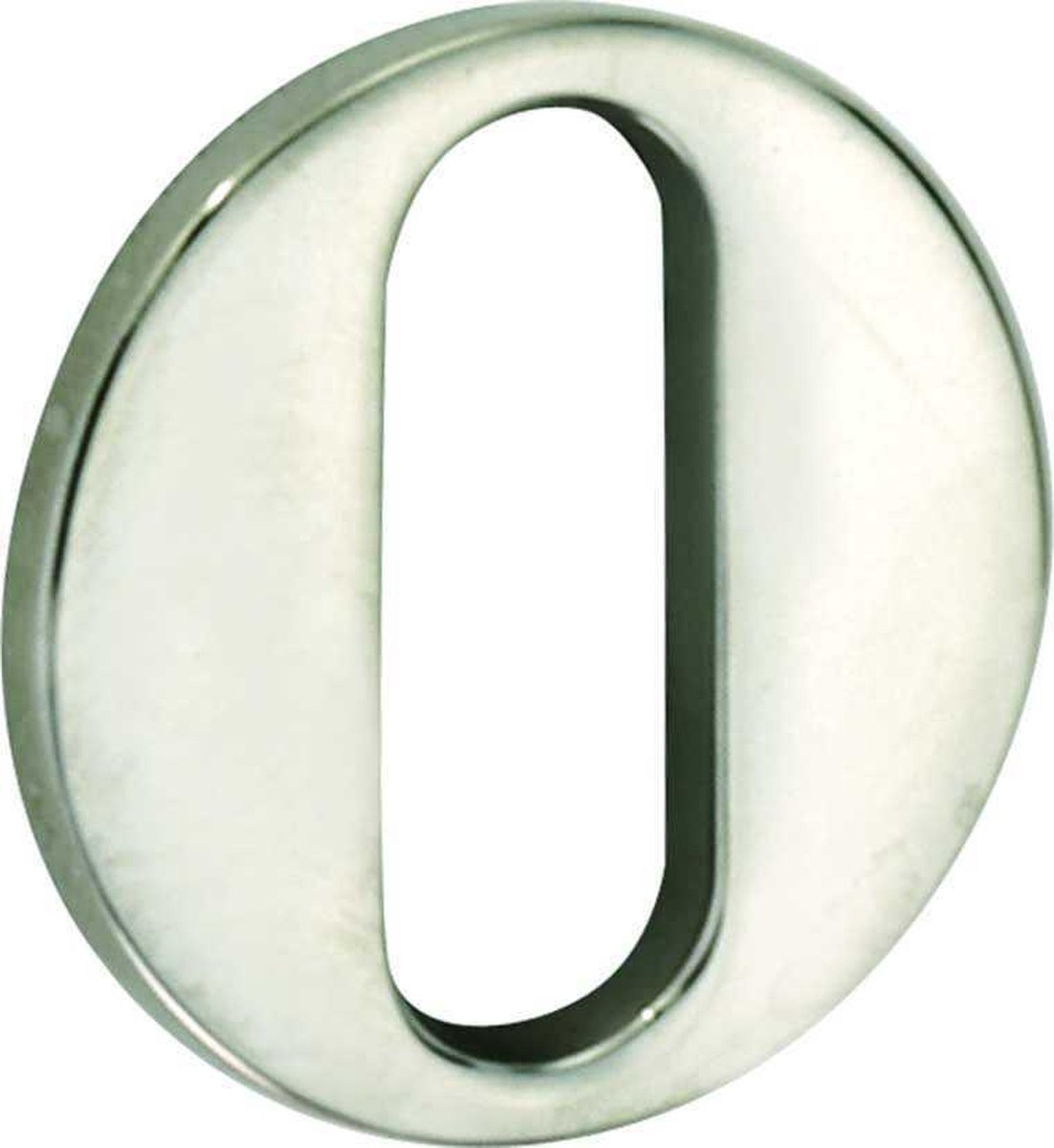 Sleutelrozet Mini rond 25mm glans nikkel