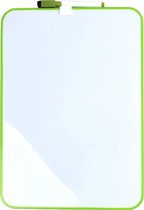 Tableau blanc Desq 24 x 34 cm + marqueur profil vert
