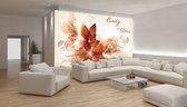 Flowers Abstract Wisp Photo Wallcovering