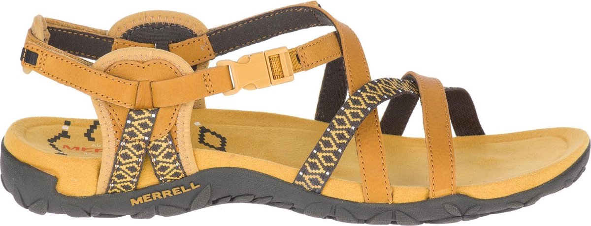 Merrell Sandalen Maat 40 Vrouwen geel grijs bol