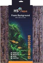 HS Aqua 3D Achterwand Rock Bruin - 60 x 45 x 3 cm