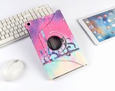 P.C.K. Boekhoesje/Bookcover/Case draaibaar hoesje Parijs print geschikt voor Samsung Galaxy TAB A T510 (2019) MET PEN