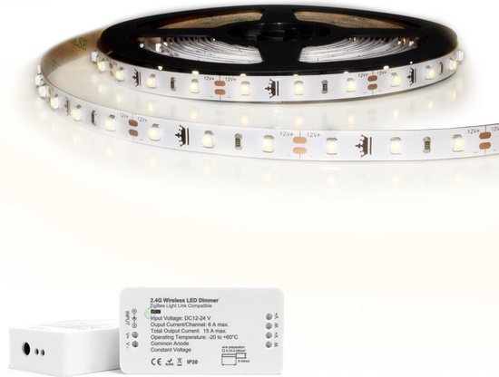 Bande LED 10 mètres Contrôleur Zigbee compatible Philips Hue IP20