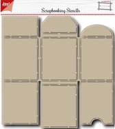 Joy!Crafts-Noor!Design: scrapbooking stencil mini album (6002/0827)