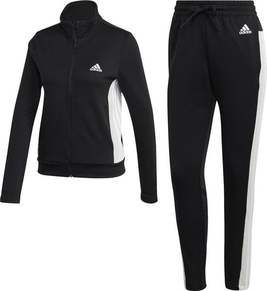 adidas Team Sports trainingspak dames zwart/wit " | bol.com
