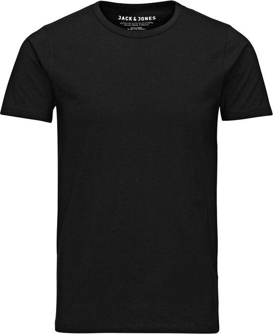 Jack & Jones T-shirt Basic O-neck Tee S/s Noos 12058529 Black Mannen Maat - XS