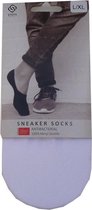 Steps | 5 Pack | sneaker sokken Dames | sneaker sokken heren | sneaker sokken | Footies | Wit | XXL | Maat 42-45