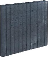 3 stuks! Mini palissadeband zwart 6x60x50 cm