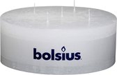 Bolsius Mammoetkaars - Rond - 5 Lonten - Wit - 55 Uur