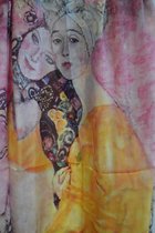 Sjaal van 100% zijde - Gustav Klimt Print