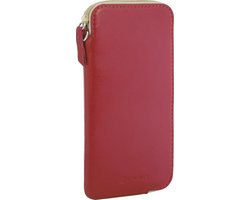 Stilgut Universele telefoon etui met ritssluiting voor 4.7"-5.8” smartphones o.a. iphone; Rood