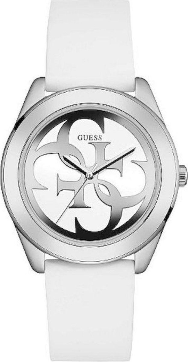 GUESS Watches - W0911L1 - horloge - Vrouwen - RVS - Wit - 40 mm