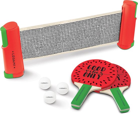 LEGAMI de Tennis de table avec filet extensible + 2 raquettes et 3 balles  de ping-pong... | bol