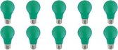 LED Lamp 10 Pack - Specta - Groen Gekleurd - E27 Fitting - 3W - BSE