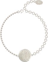 Lora di Lora Armband Bindi Circle of Life. Een individueel bandje voor female 925 Sterling Zilver Verstelbaar van 14cm. tot 20cm.