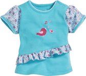 Playshoes t-shirt vogeltjes aquablauw