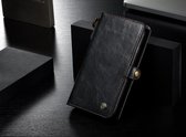 Leren Wallet + uitneembare Case - iPhone 7/8/SE 2020 - Zwart - Caseme