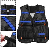 NERF tactical vest - Geschikt voor NERF speelgoed en pijltjes - Outdoor - N-Strike Elite - Universeel passend - Zwart