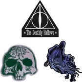 Cinereplicas Harry Potter - Deathly Hallows Deluxe Patches Set