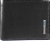 Portefeuille Piquadro Blue Square pour homme avec porte-monnaie noir
