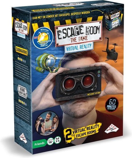 Thumbnail van een extra afbeelding van het spel Mega Escape Room Spelvoordeelset inclusief Escape Room Basisspel & Identity Games Escape Room - The Game Virtual Reality & Uitbreidingsset Escape Room The Game Welcome to Funland