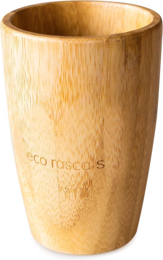 Eco Rascals Bamboe Beker met rietjes - Roze | bol.com