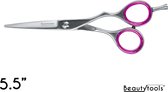 PROMO! Beautytools SILVER LINE Professionele Duitse Kappersschaar voor dik haar - Silver Thicc -- 5.5" (RS-1635) RLC