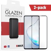 2-pack BMAX Glazen Screenprotector geschikt voor de Samsung Galaxy Note 10 Lite Full Cover Glas / Met volledige dekking / Beschermglas / Tempered Glass / Glasplaatje