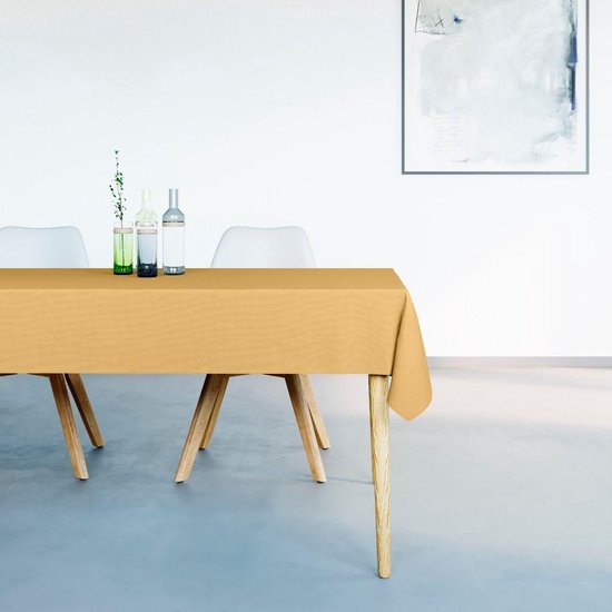 Einde Verrast welvaart Mistral Home - Tafelkleed waterafstotend - 150x250 cm - Mosterd Geel |  bol.com