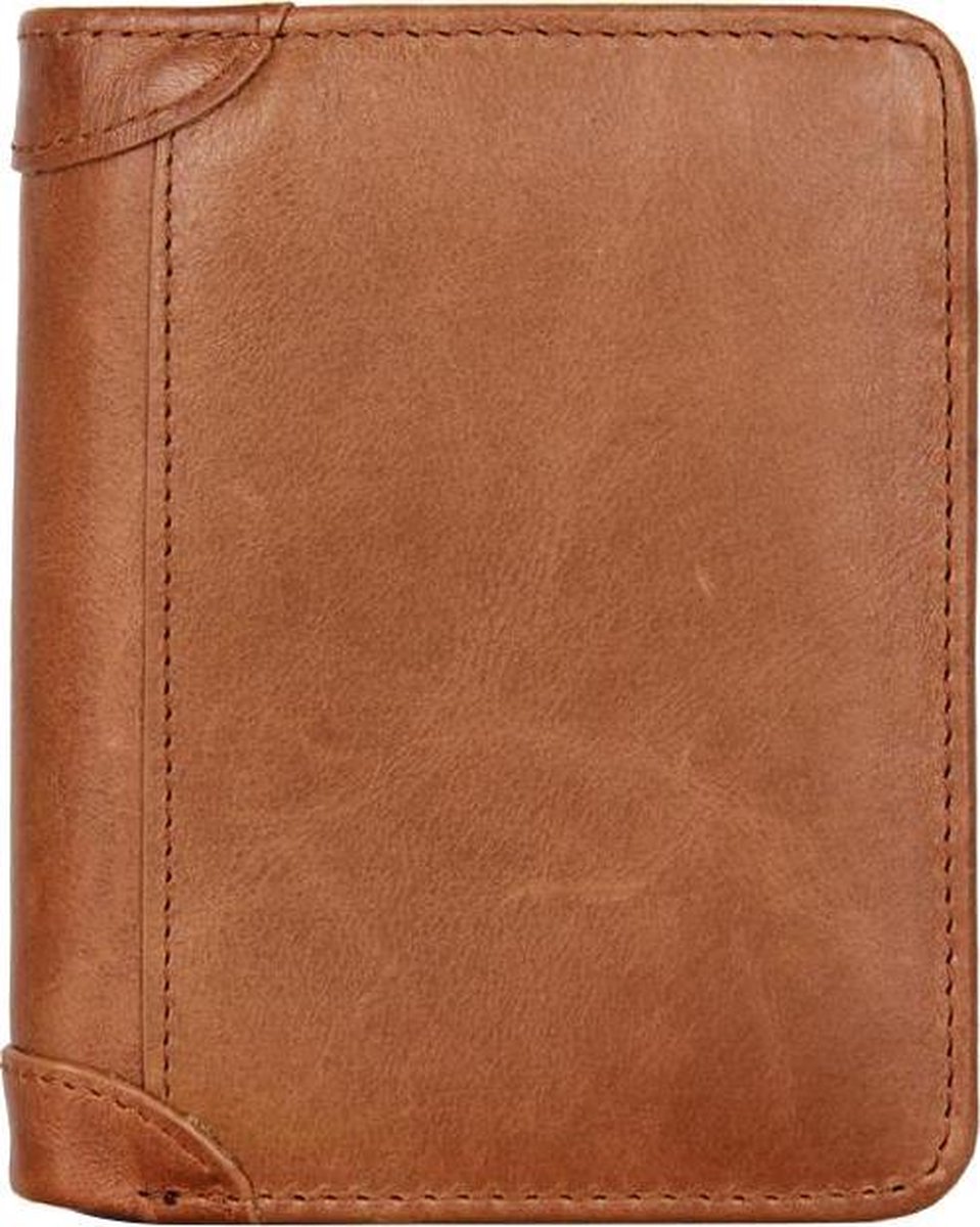 BAZORO® Portemonnee Heren Leer - RFID Anti-Skim - Billfold - Pasjeshouder Mannen - Portefeuille - 11 Pasjes - Vintage - Bruin