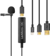 Saramonic LavMicro+ DC lavalier microfoon voor iOS devices, Android, Mac of PC Computers
