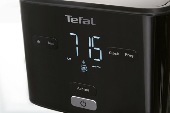 Tefal Smart & Light CM6008 - Filter koffiezetapparaat - 1.25L - Digitaal Display met Timer - 15 Kopjes - Warmhoudfunctie - Zwart