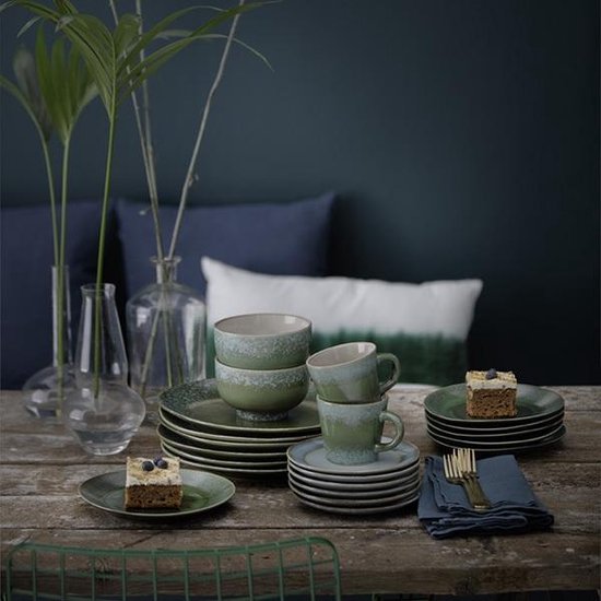 HKliving 70's Cappuccinokop 0,3 L - Set van 4