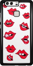 Huawei P9 hoesje - Kisses - Wit