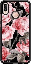 Huawei P20 Lite hoesje - Moody florals