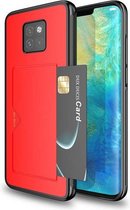 Dux Ducis - Huawei Mate 20 Pro hoesje - Pocard Series - Back Cover - Rood