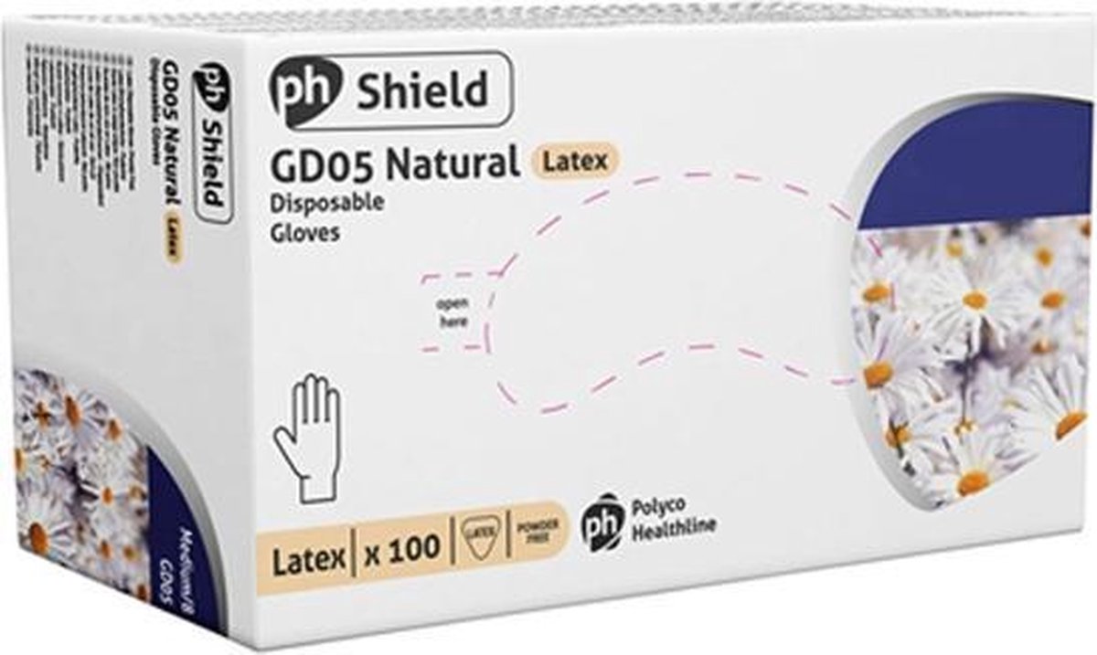 Goedkoopste Witte chirurgische latex handschoenen 100 stuks medium