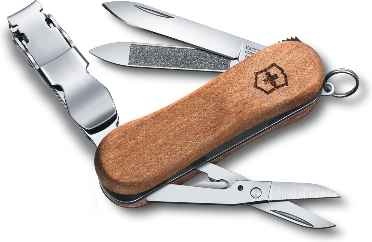 Victorinox Nailclip Wood 580 Zakmes 6 functies