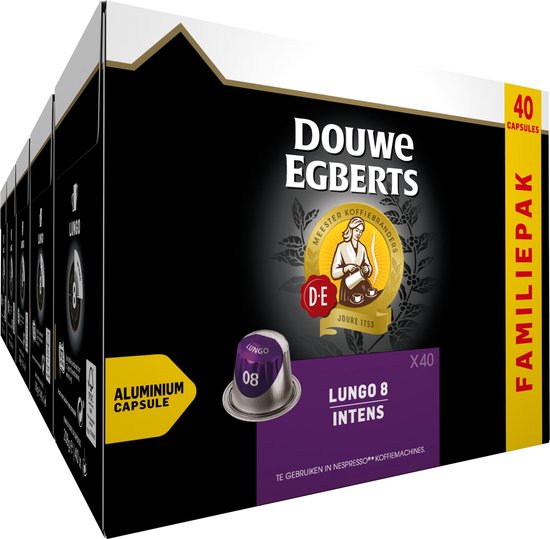 Douwe Egberts Lungo Intens - 5 x 40 Koffiecups | bol.com