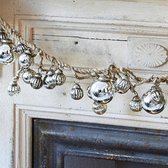 LOBERON Garland Perles couleur argent antique