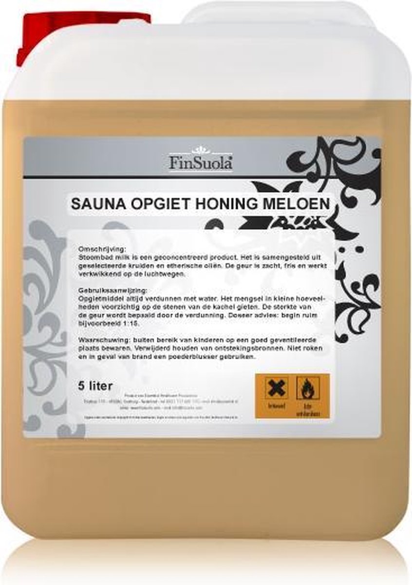 Goedkoopste Finsuola Sauna opgietmiddel Honing-Meloen 5 liter
