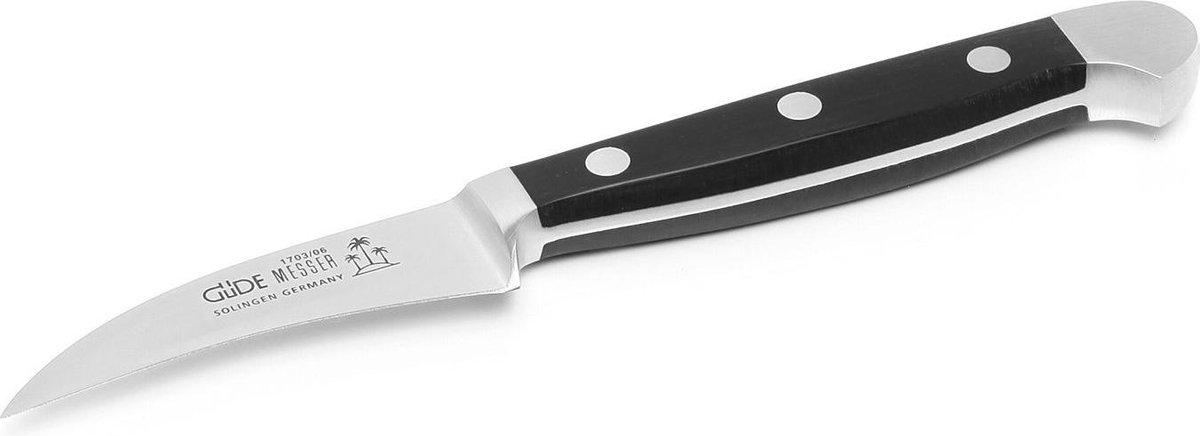 Güde Alpha schilmesje 6 cm POM zwart 1703/06