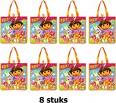 Dora Explorer cadeau tassen - shoppers | 8 stuks