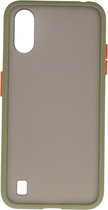 Samsung Galaxy A01 Hoesje Hard Case Backcover Telefoonhoesje Groen