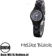 Houten horloge: Helike Black