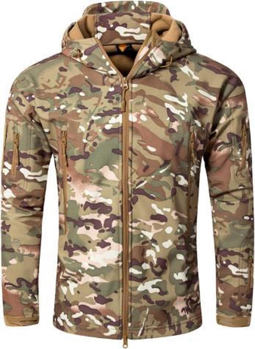 Softshell Camo CP Jas Maat S Camouflage kleding Leger Camouflage jas bol