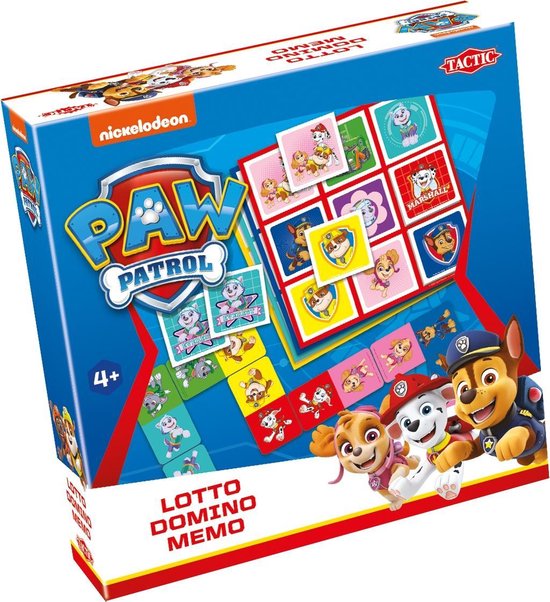 Afbeelding van het spel Paw Patrol 3-in-1 : Memo - Lotto - Domino