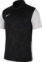 Nike Sportpolo - Maat 140  - Unisex - zwart/ wit